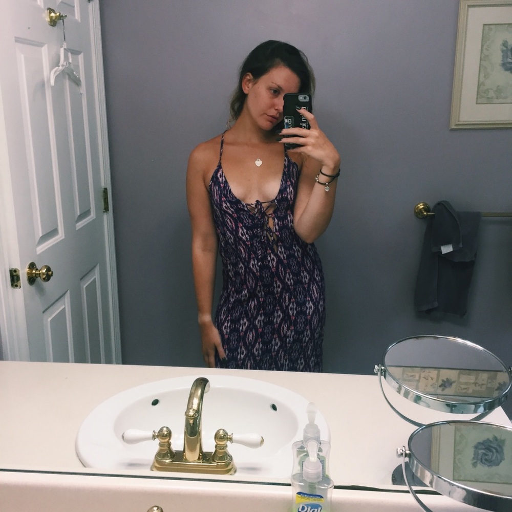 Beautiful patterned maxi dress